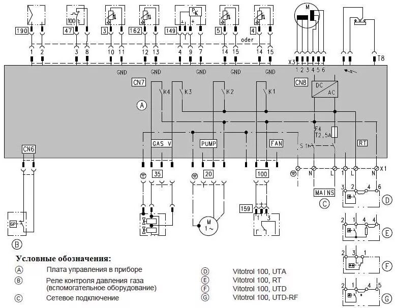 Котел висман витопенд 100 схема подключения Котел газовый висман vitopend 100 w. Обзор настенных газовых котлов марки Viessm