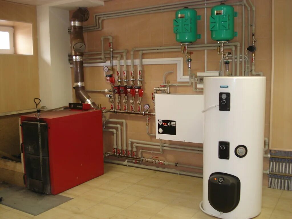 Котельная в частном доме фото планировка Gipokaust, water supply and sewage systems, Chelyabinsk, Troitskiy Trakt, 48Б - 