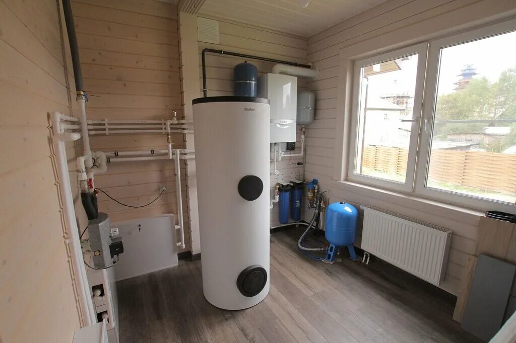 Котельная в частном доме фото планировка Proteplo, water supply, heating and sewage systems, Russia, derevnya Lapino, 1-y