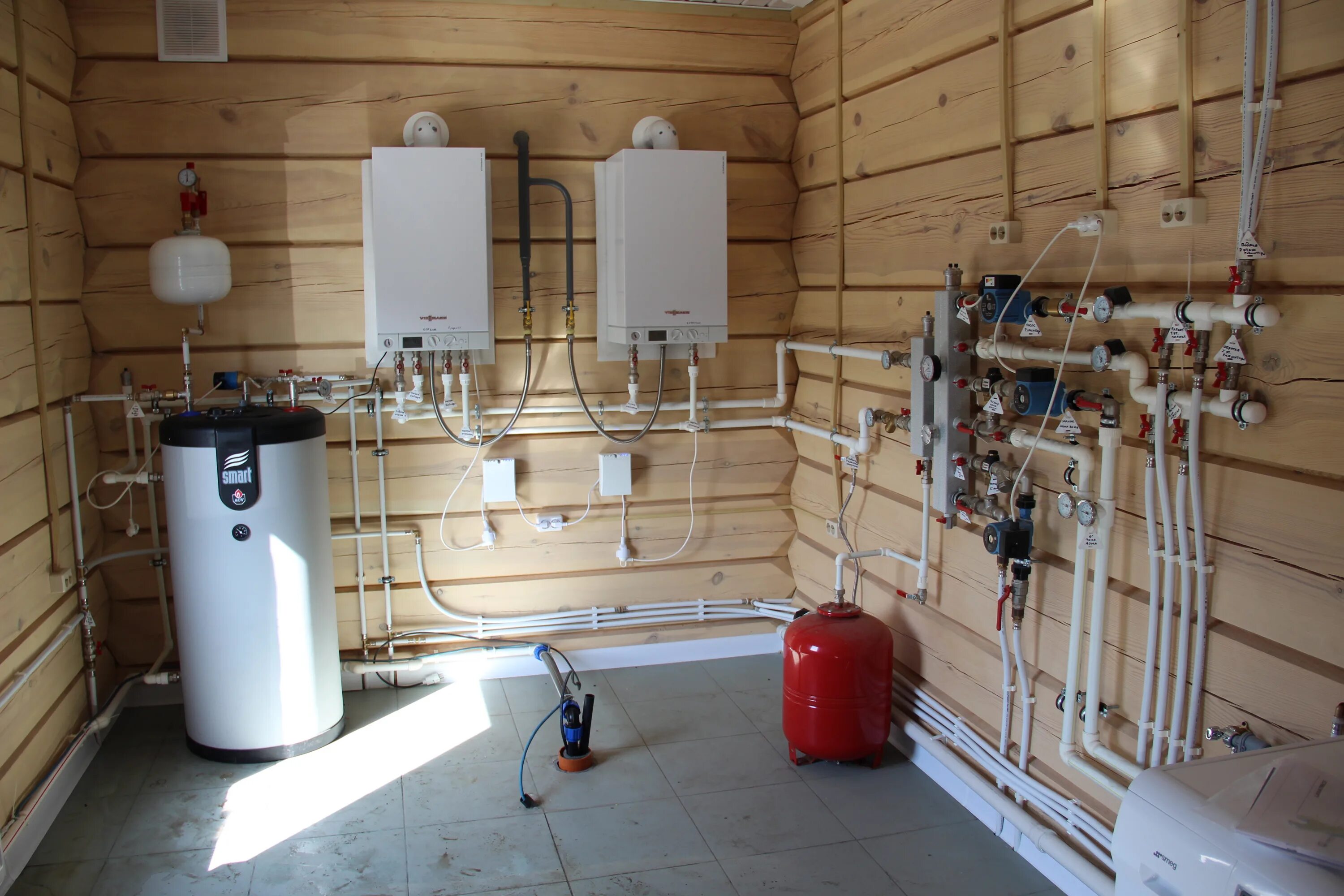 Котельная в деревянном доме фото Vodocomfort - water's supply's and's sewage's systems' in news, улица Дарвина, 1