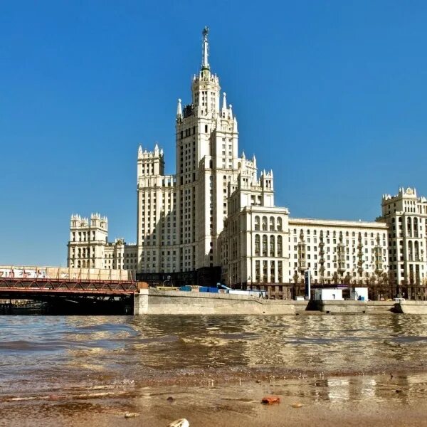 Котельническая набережная фото москва Жилой дом на Котельнической набережной, Котельническая набережная, 1/15 к Б в Мо