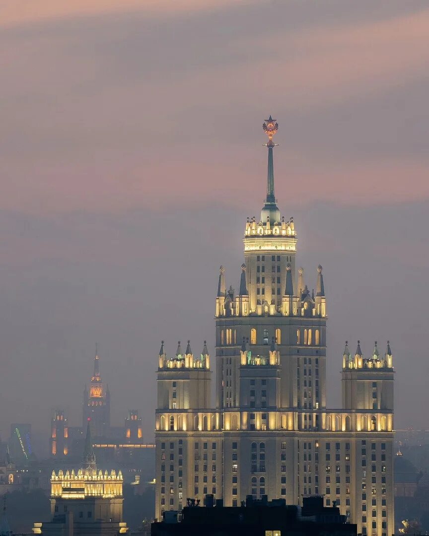 Котельническая набережная высотка квартиры фото Высотка на Котeльничeской набeрeжной Фото: genruble 2023 Москва - мой город! ВКо