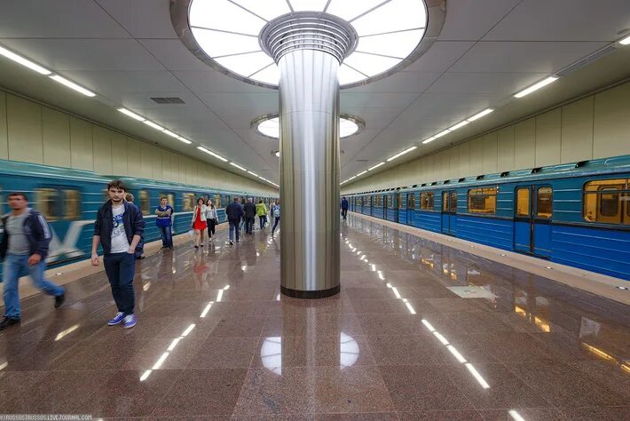 Котельники станция метро фото Новая станция московского метро "Котельники" (фоторепортаж)" в блоге "Транспорт,