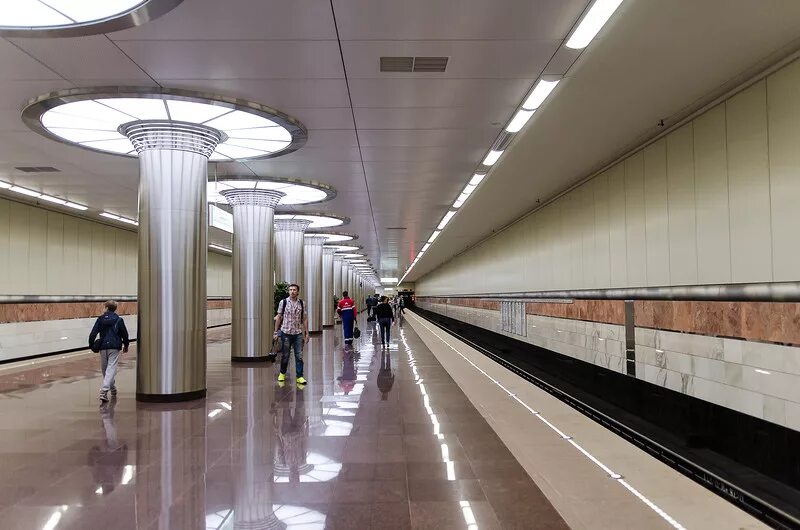 Котельники станция метро фото Движение на центральном участке Таганско-Краснопресненской линии метро в субботу