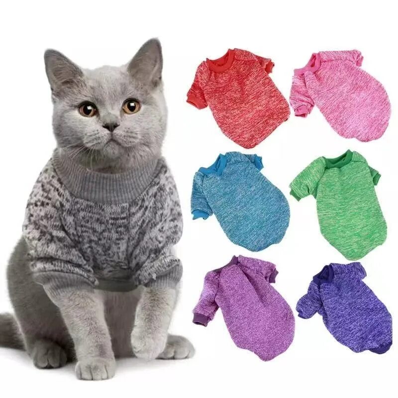 Котенка одежда фото Dog Sweaters for Small Dogs, Cute Classic Pet Clothes, Boys and Girls, Cat Sweat