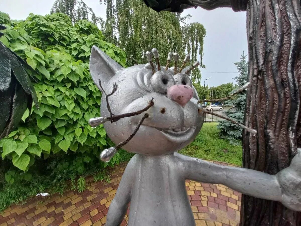 Котенок из лизюкова фото Скульптура кота с улицы лизюкова - 75 фото