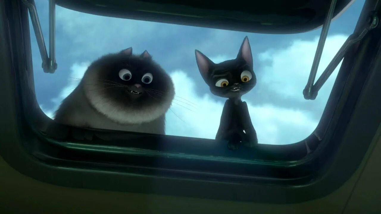 Котенок мультик фото Bolt - Evil Cat Scene Voice Over (1080p HD -Contains Spoilers) - YouTube