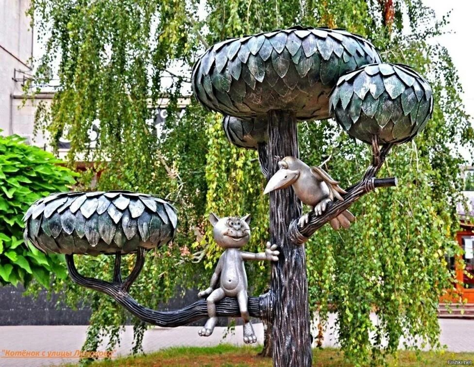 Котенок с улицы лизюкова памятник фото В нашей стране существует много памятников кошкам. Давайте полюбуемся замечатель