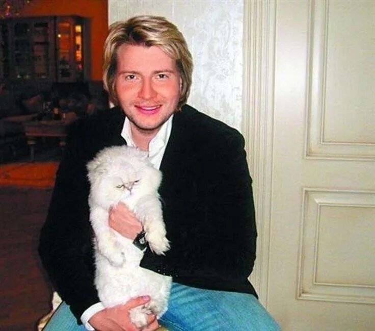 Котик баскова николая фото Коля и котейка блондины #НиколайБасков #Золотойголос #Басков #Каждыйдень 2023 Ни