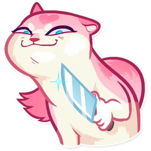 Котик из телеграмма фото Stiker Telegram dari "Pussy Cat" pack