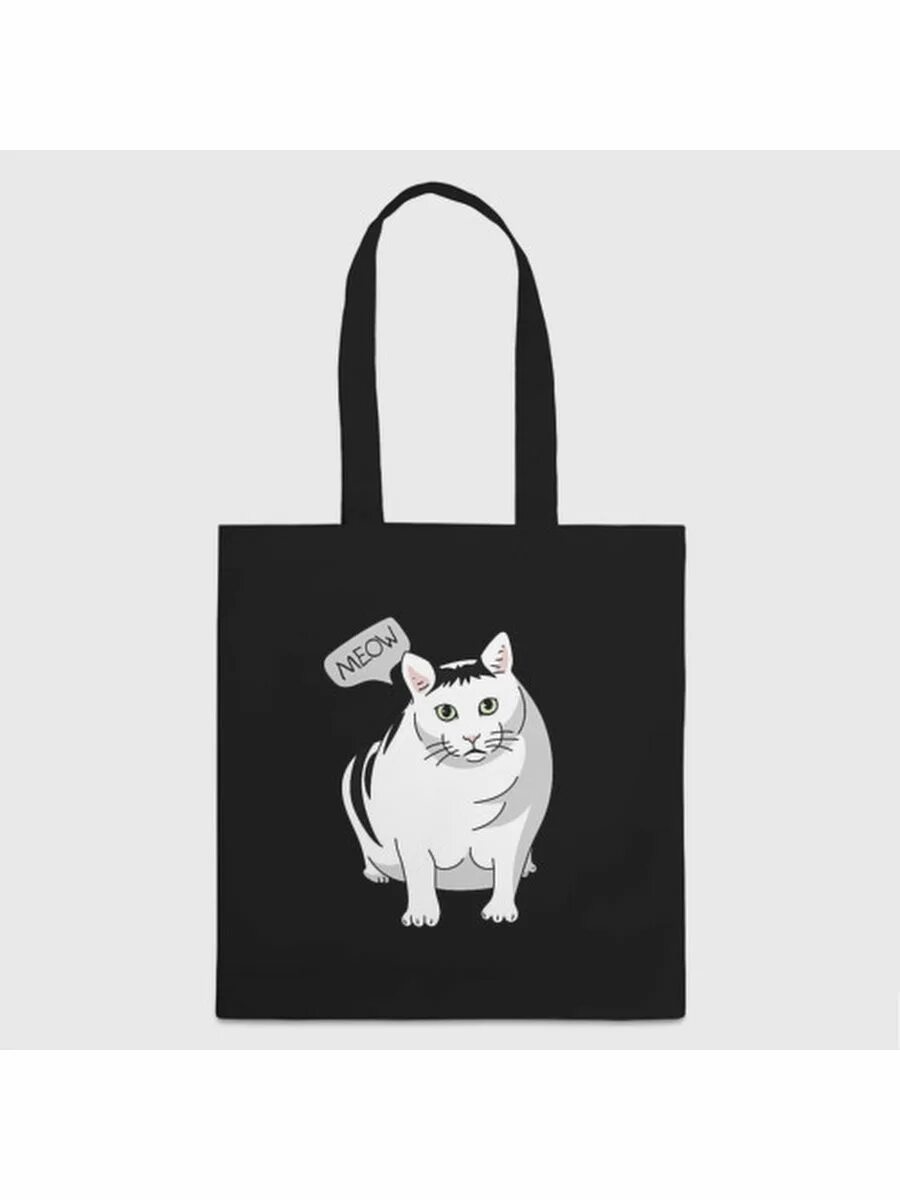 Котик купи сумочку Шоппер 3d Кот Бендер мем Vsemaykiru 144593969 купить за 1113 ₽ в интернет-магази