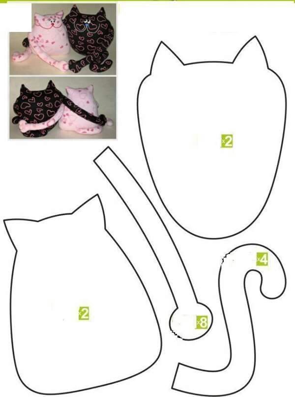 Котик своими руками выкройки Tuto sac, Accessoire deco, Sac