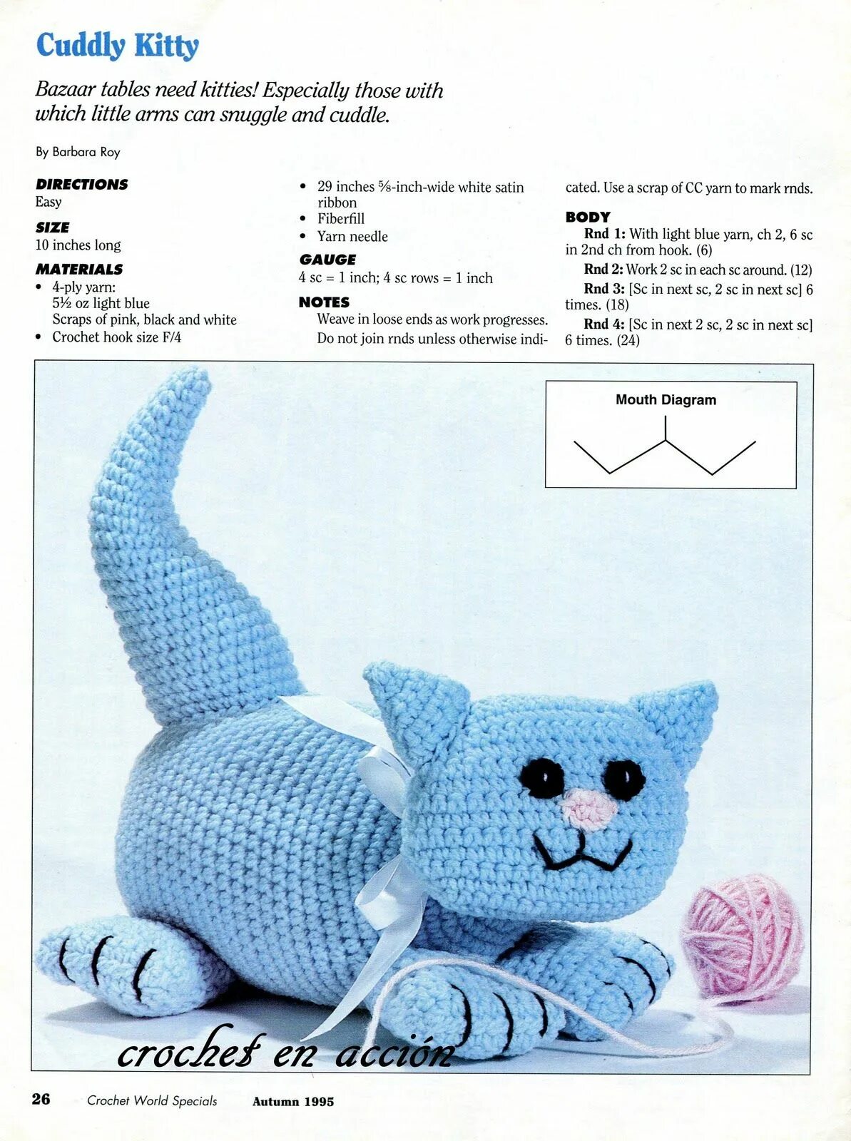 Котик вязаный крючком схема Soft toy patterns, Crochet cat, Knitted cat