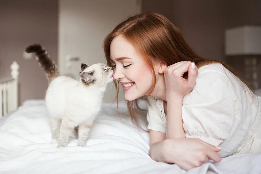 Котики девушки фото 35 Cool Photos of Cat Ladies We Want To Be Friends With Женщина-кошка, Клички дл