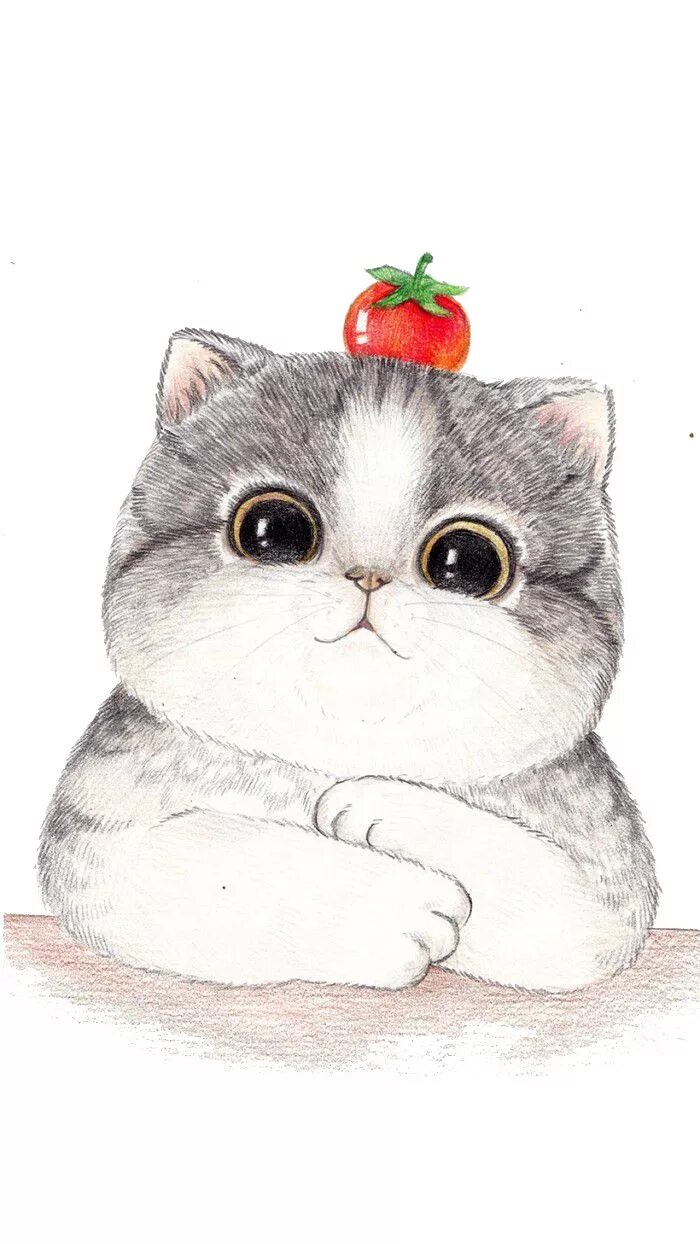 Котики фото картинки нарисованные Cat Cartoon Drawing Illustration - Big cat face painted 700*1244 transprent Png 