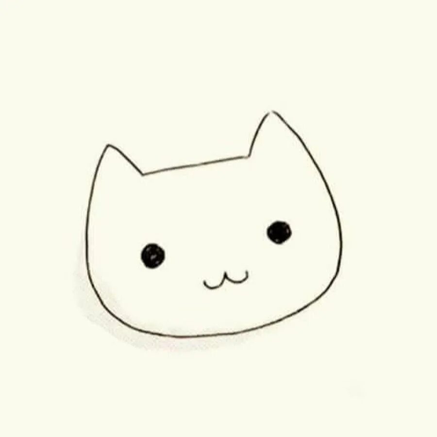 Котики милые фото срисовки Срисовка котиков милых легко: найдено 89 изображений