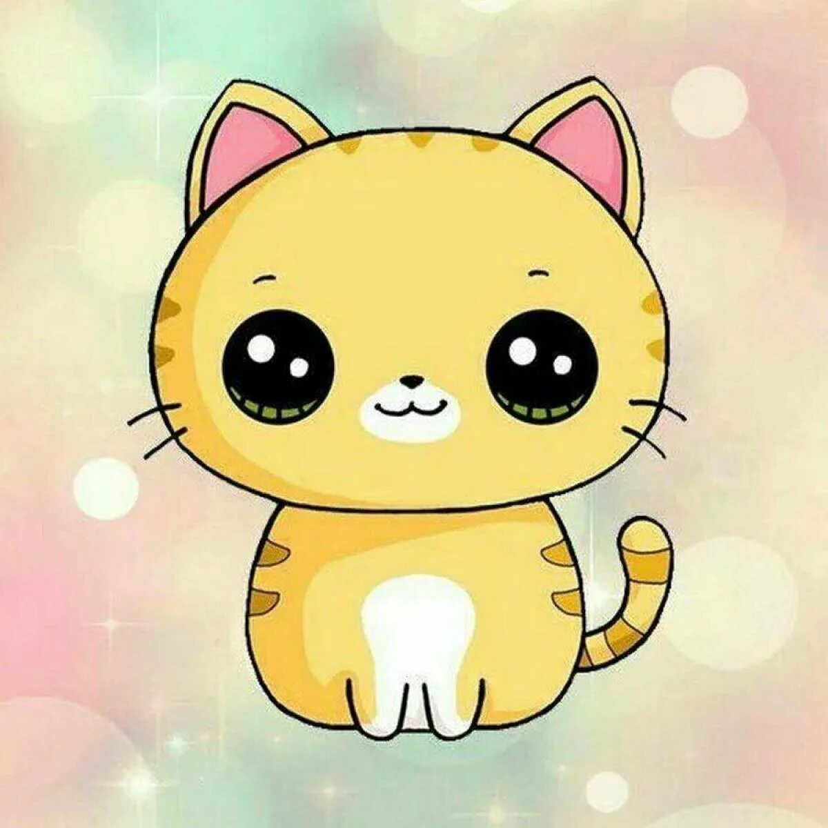 Котики милые фото срисовки Милый рисунок котика: найдено 90 изображений