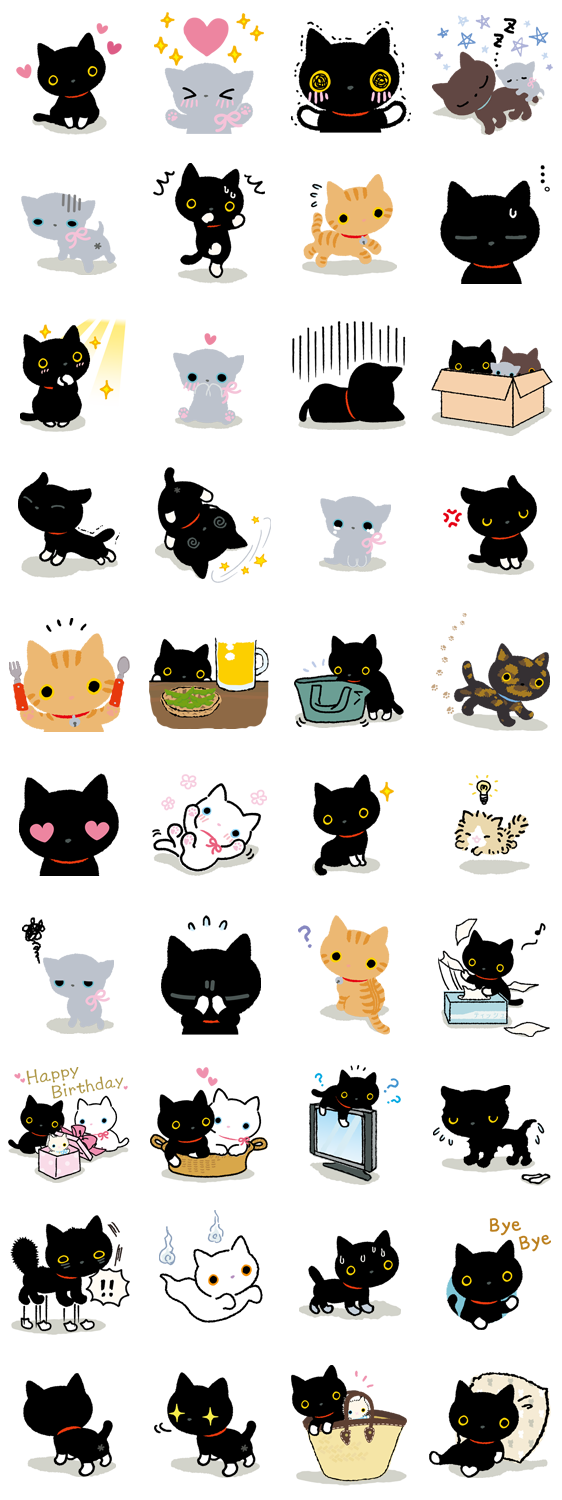 Котики милые фото стикеры Kutsushita Nyanko - LINE Sticker Cats illustration, Cute stickers, Cat art