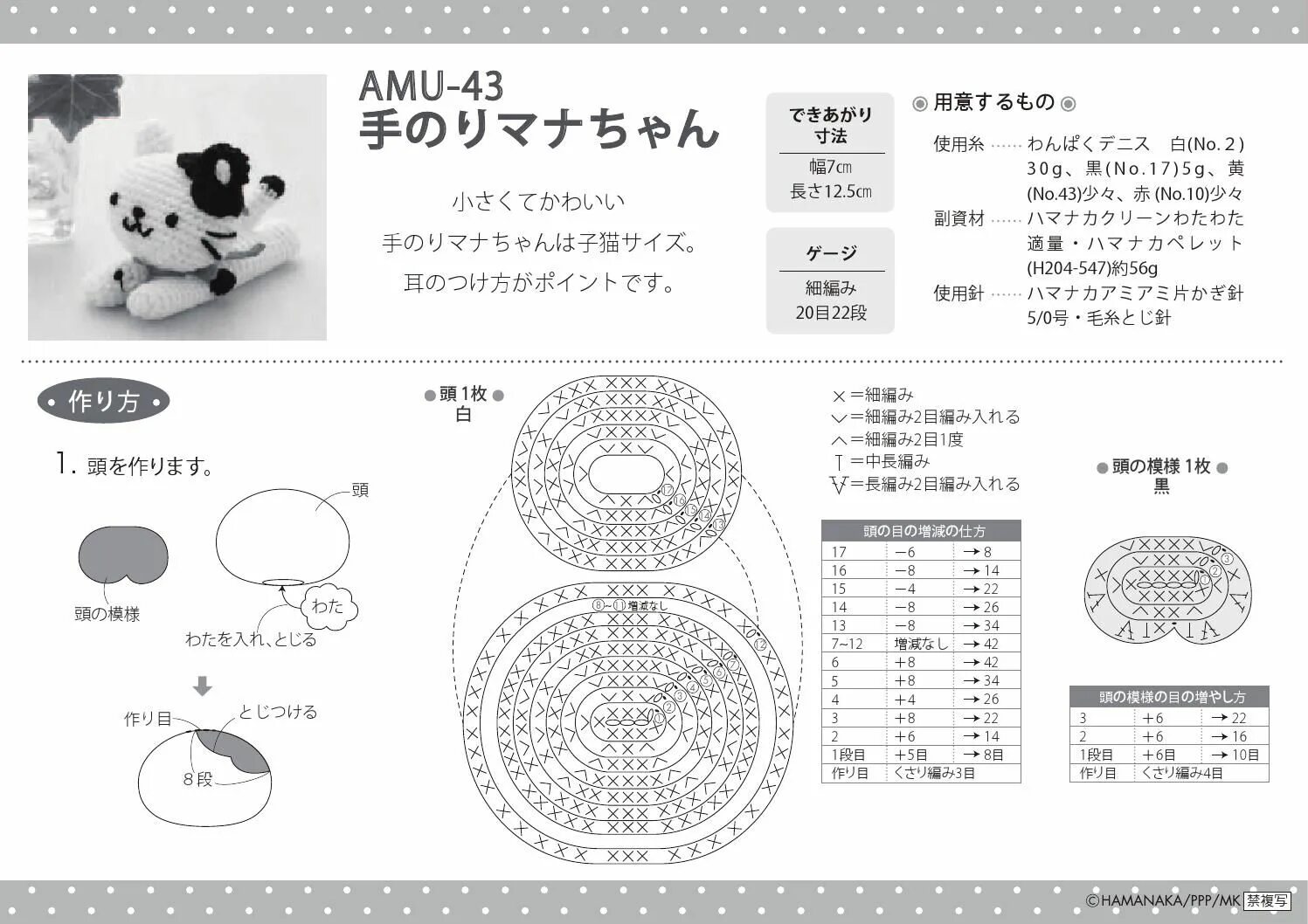Котики плюшевые вязаные крючком схемы Amu 43 Crochet amigurumi, Crochet, Amigurumi