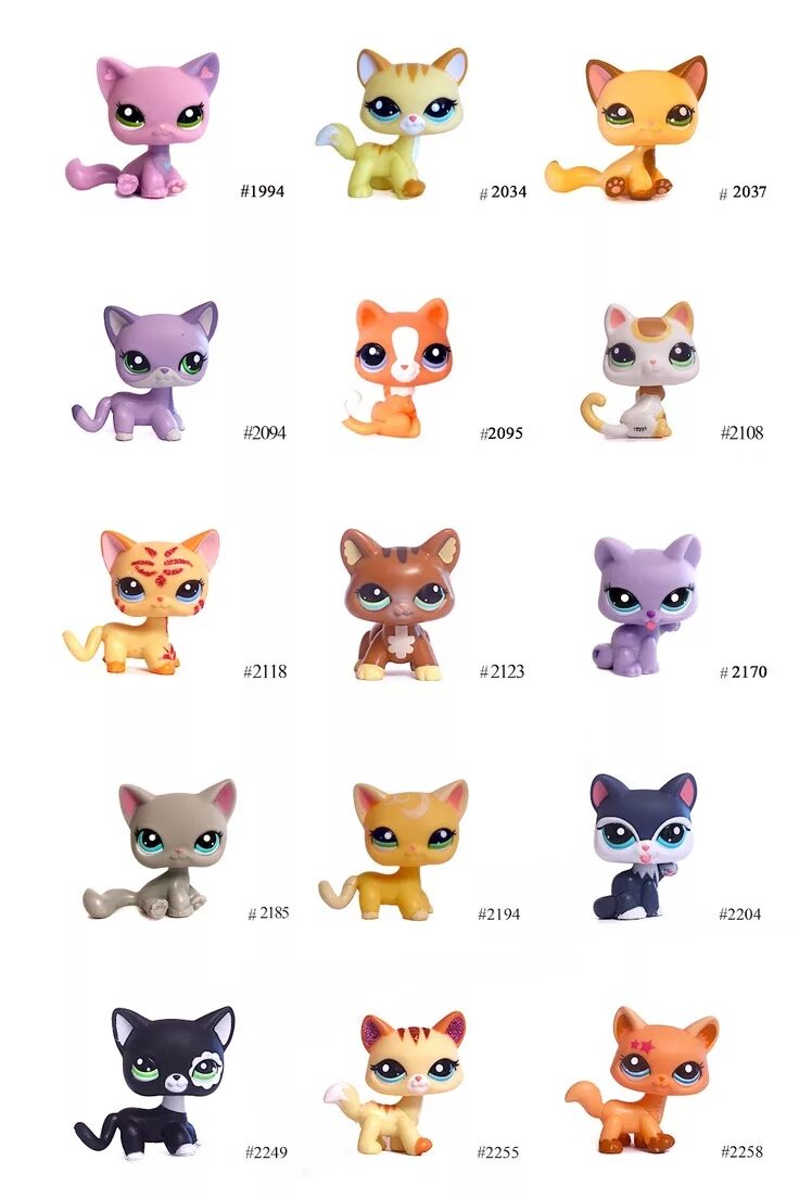 Котики собачки герои имена с фото Cat Shorthair Lps pets, Lps cats, Little pets