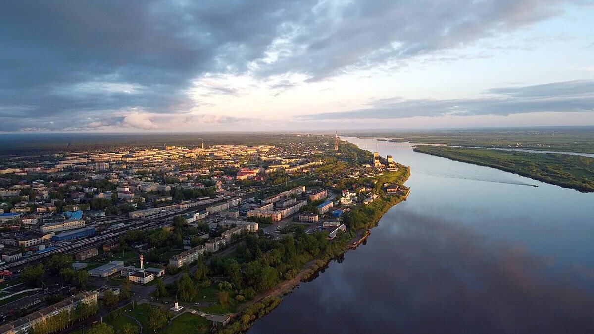 Котлас фото города Файл:Kotlas View from above.jpg - Википедия
