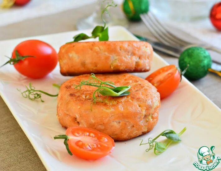 Котлеты с форели рецепт фото Котлеты рыбные с креветками - кулинарный рецепт