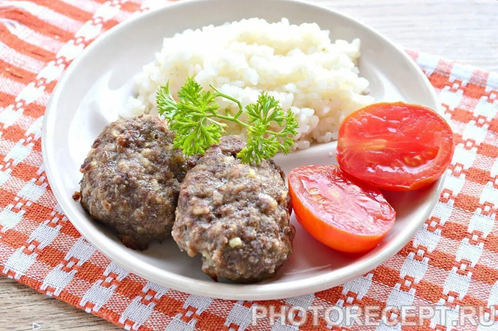 Котлеты с говядины рецепт с фото Котлеты в духовке из говядины - рецепт приготовления