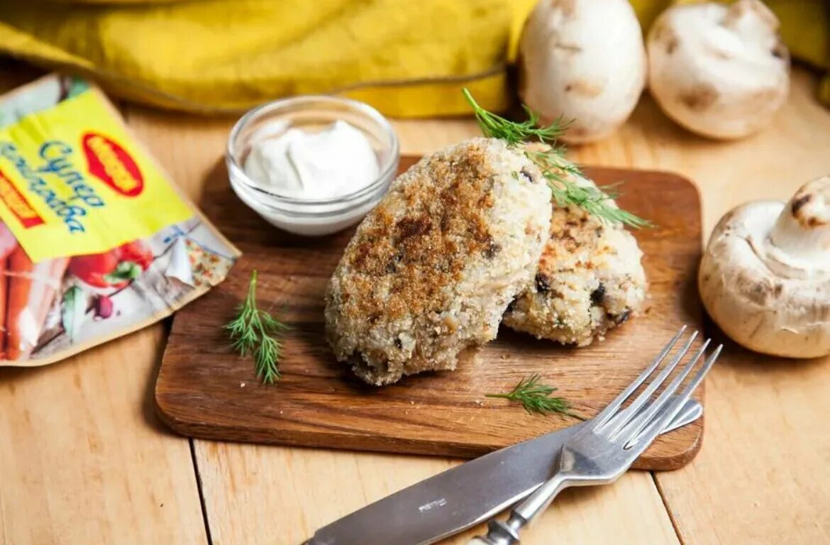 Котлеты с грибами фото 7 рецептов котлет Я у мамы кулинар Дзен