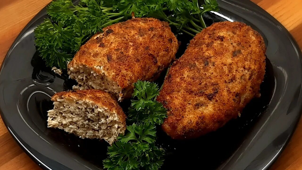 Котлеты с грибами с фото пошагово Так вы котлеты точно еще не готовили ! Куриные котлеты с грибным фаршем ! - YouT