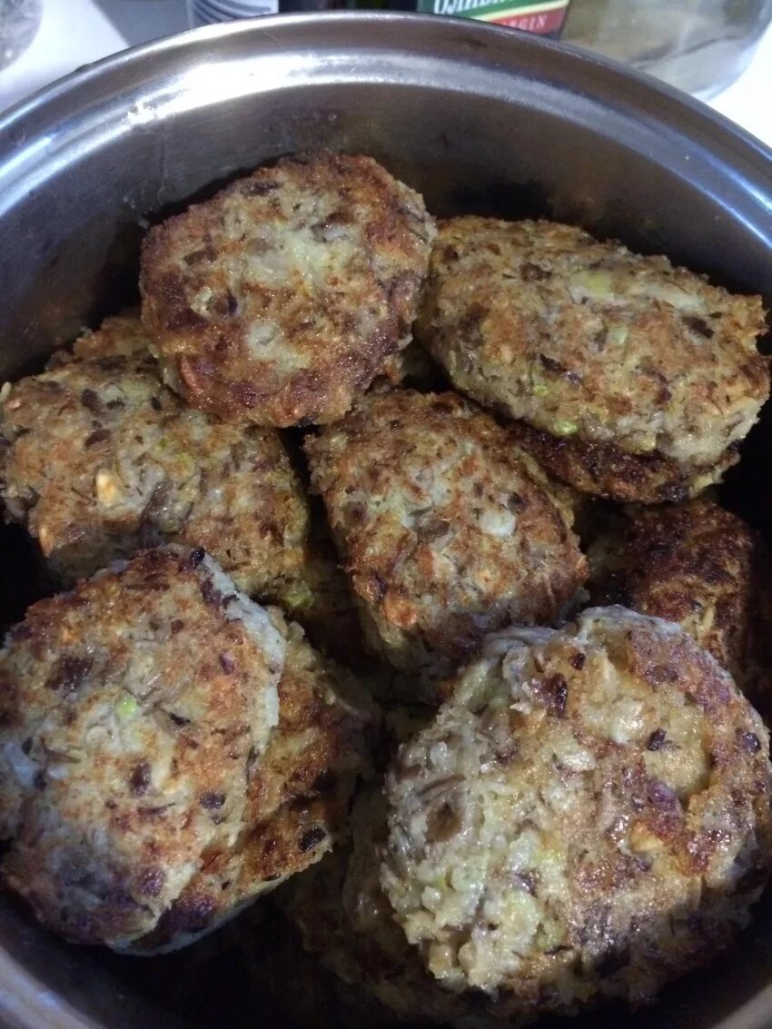 Котлеты с грибами с фото пошагово Грибные котлеты