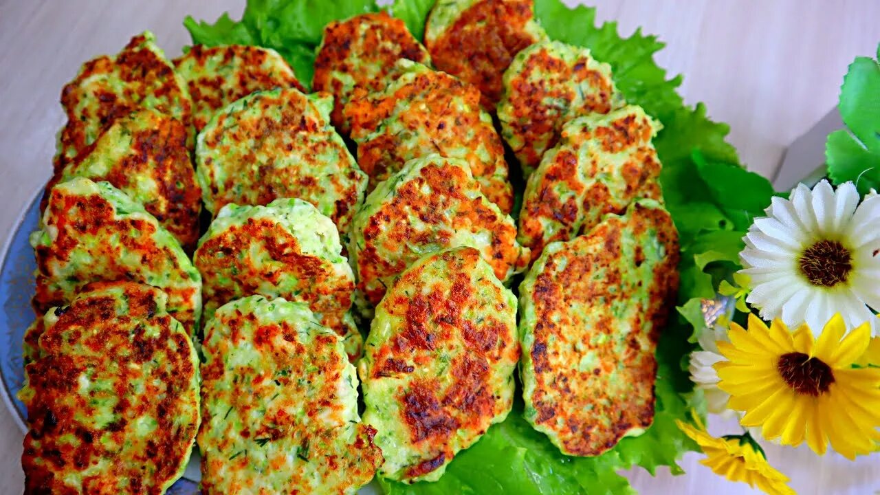 Котлеты с кабачков рецепт с фото Самые СОЧНЫЕ! Куриные котлетки с кабачком# котлеты Нежные, пышные, ароматные кот