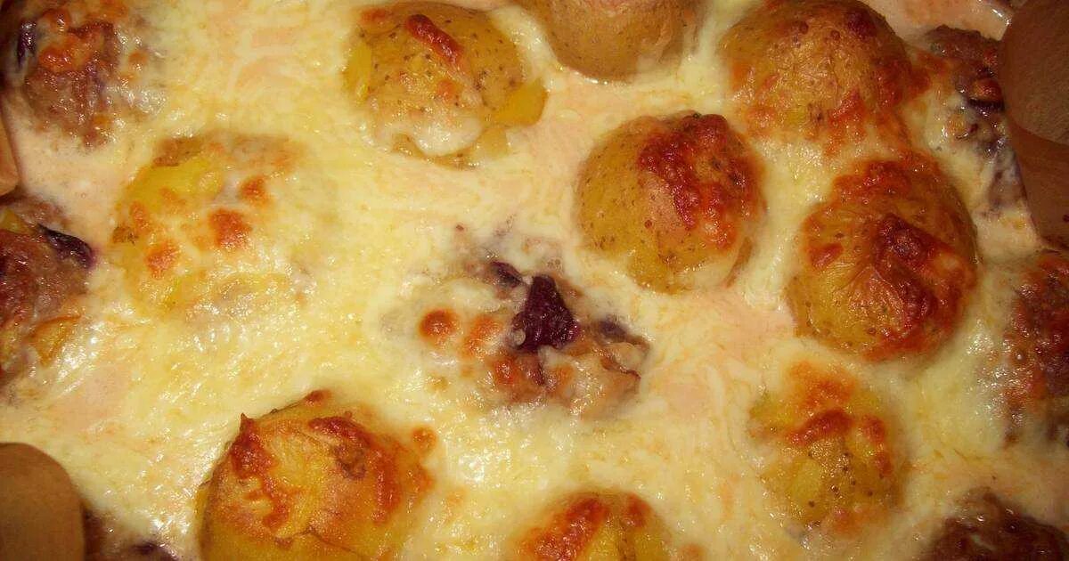 Котлеты с картошкой в духовке фото Котлеты из фарша в духовке с подливкой сметаны фото - Coffeebull.ru