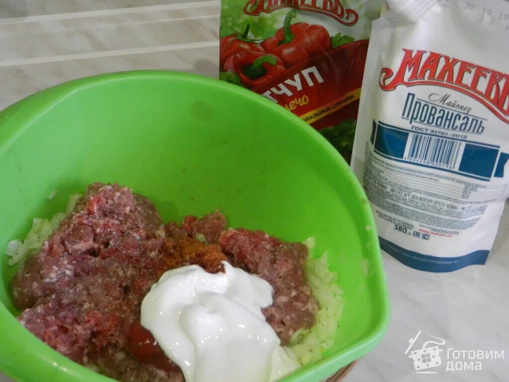 Котлеты с майонезом рецепт с фото Котлеты по-домашнему с Кетчупом и Майонезом Махеев - пошаговый рецепт с фото на 