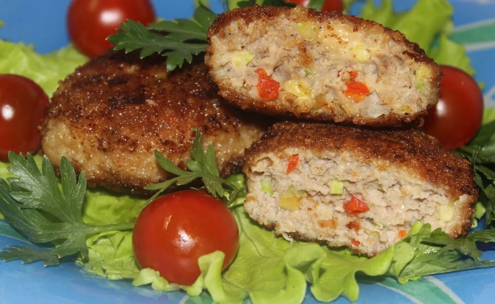 Котлеты с овощами рецепт с фото Котлеты с из мяса с овощами