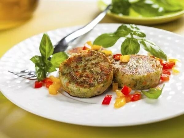 Котлеты с овощами с фото Healthy Snack: Soya and Green Peas Cutlet Recipes