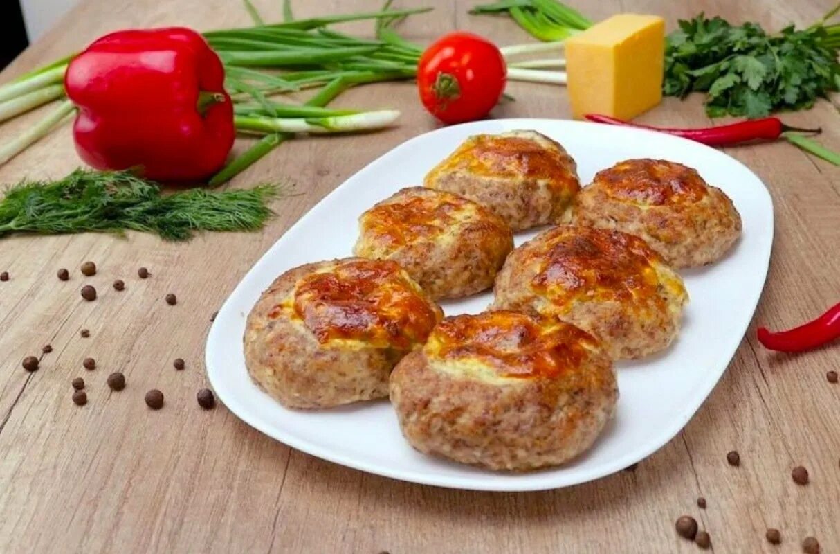 Котлеты с пошаговым фото из свинины Котлеты Мясные ватрушки Проект Роспотребнадзора "Здоровое питание"
