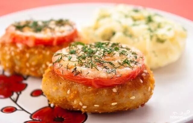 Котлеты с сыром рецепты фото Котлеты с сыром и помидорами - пошаговый рецепт с фото на Повар.ру