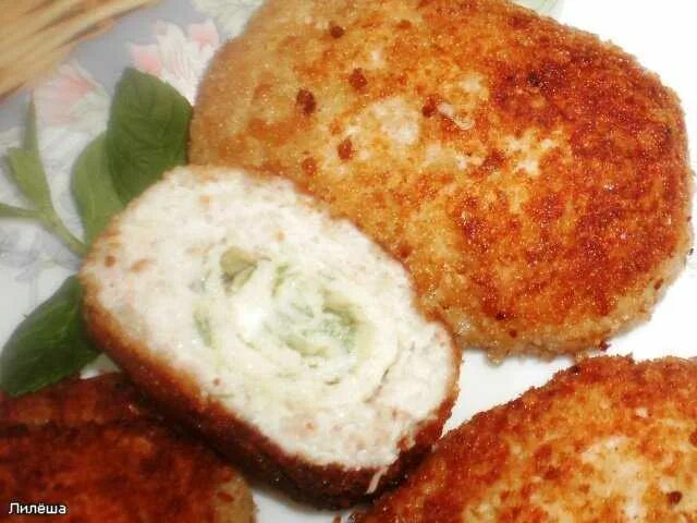 Котлеты с сыром рецепты фото Куриные котлеты с сыром внутри: пошаговый рецепт с фото