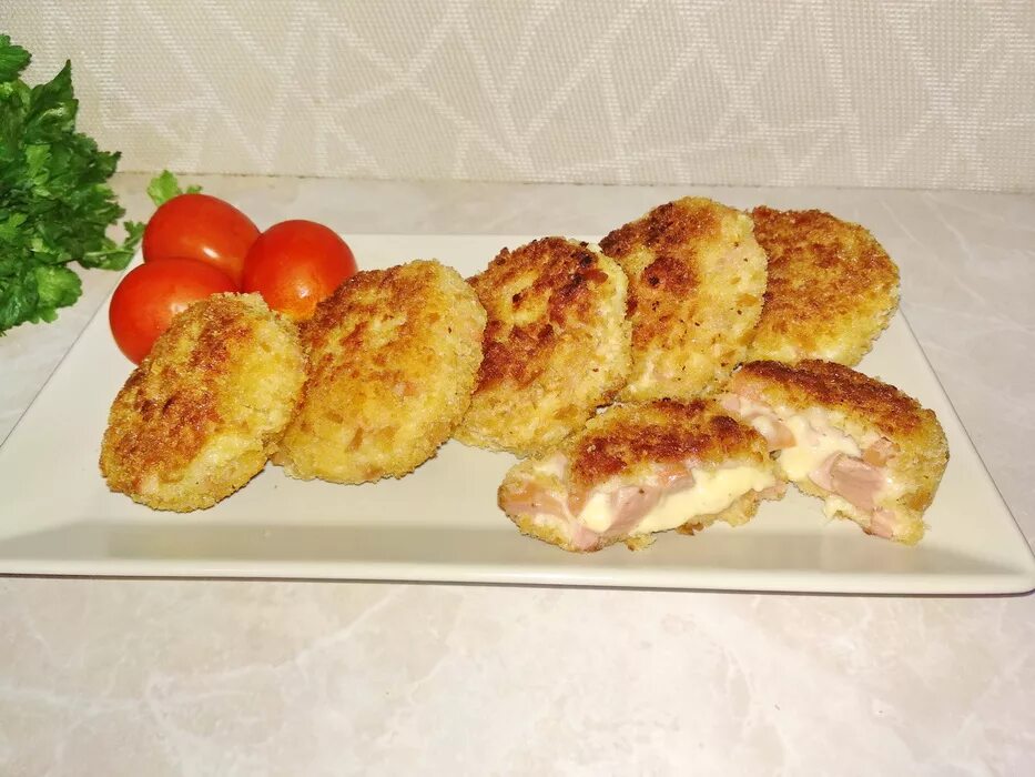 Котлеты с сыром рецепты фото Котлеты из сосисок фото - Тоши Суши