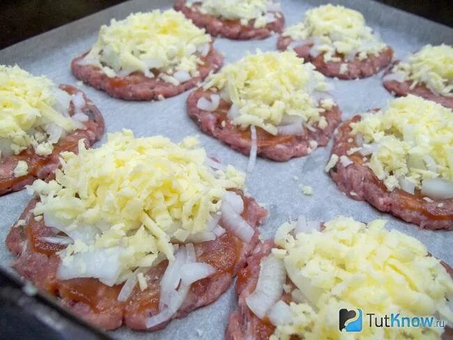 Котлеты с сыром в духовке фото Котлеты из фарша в духовке под сырной корочкой: пошаговое приготовление
