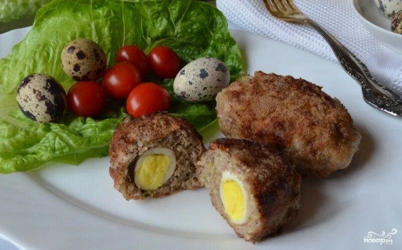 Котлеты с яйцом внутри фото Котлеты с яйцом внутри - пошаговый рецепт с фото на Повар.ру