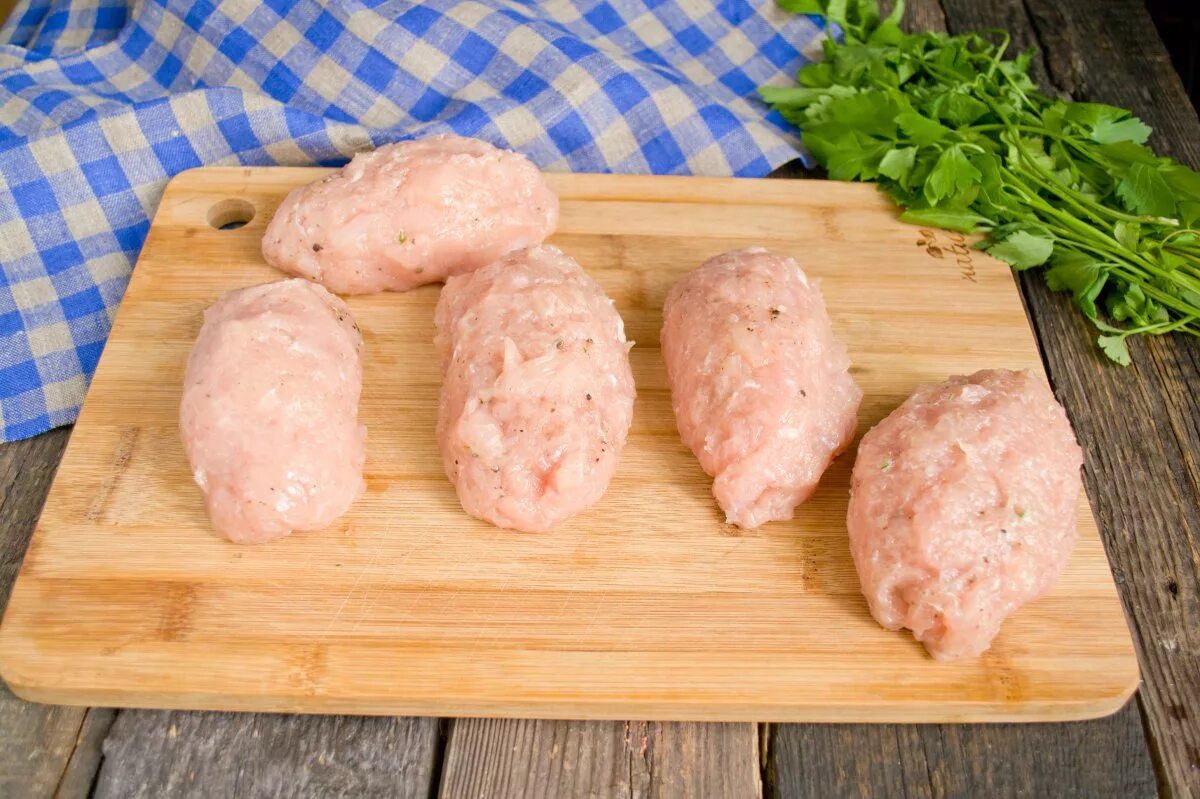 Котлеты свино куриные рецепт с фото Котлеты по-киевски из фарша - лёгкий вариант приготовления. Пошаговый рецепт с ф