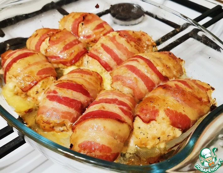 Котлеты в беконе рецепт с фото Куриные котлеты в беконе - кулинарный рецепт