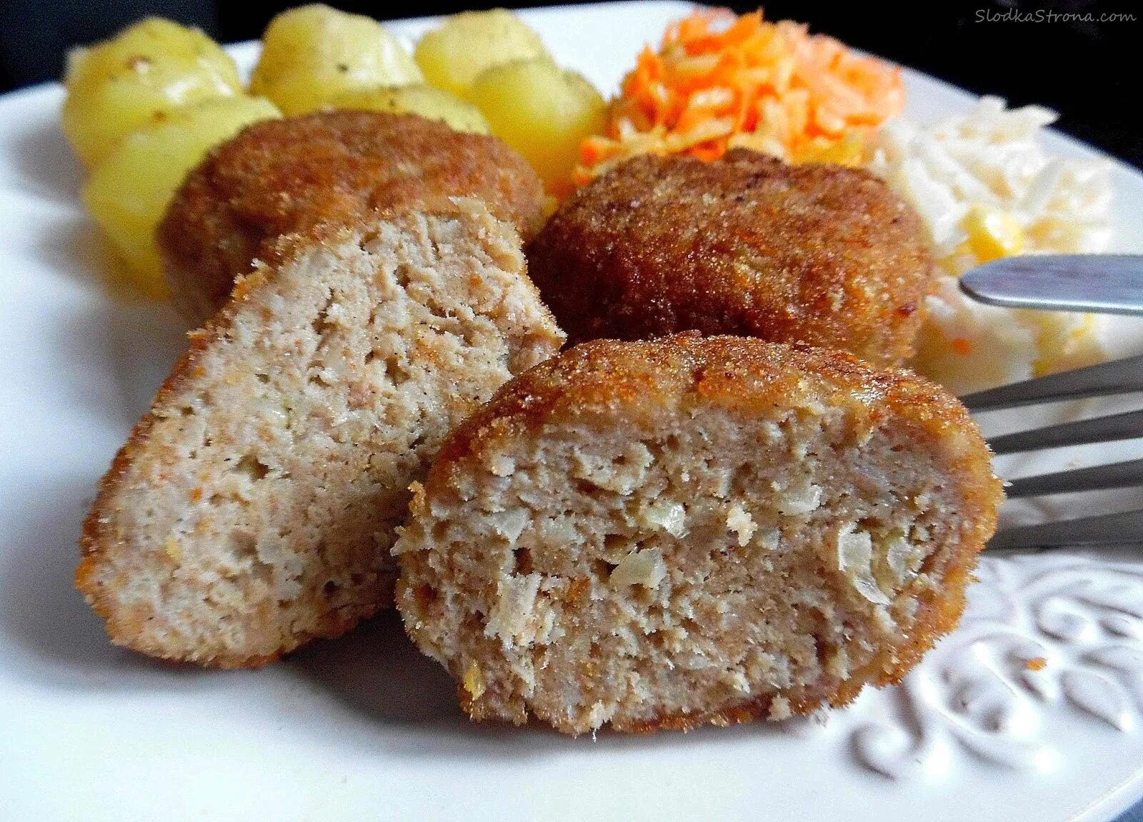 Котлеты в хлебных кубиках рецепт с фото Скачать картинку КУРИНЫЙ ФАРШ С ХЛЕБОМ № 45