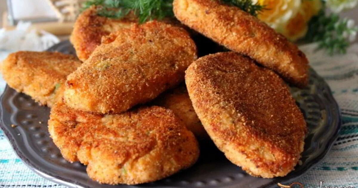 Котлеты в панировке фото Котлеты из семги с манкой - Пошаговый Кулинарный Рецепт Приготовления Котлет с Ф