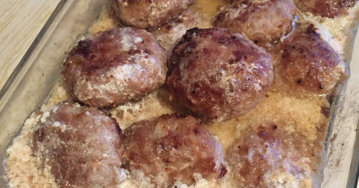 Котлеты в сметане фото Котлеты в сметанном соусе - пошаговый рецепт с фото. Автор рецепта Марина Никола