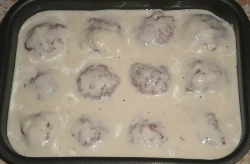 Котлеты в сметанном фото Биточки мясные в сметанном соусе в духовке - пошаговый рецепт с фото на Повар.ру