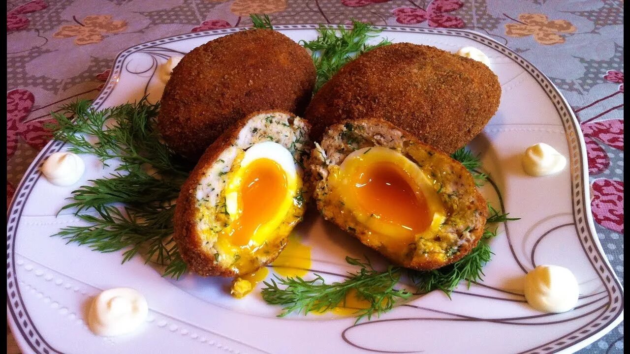 Котлеты внутри яйцо рецепт с фото Яйца по-шотландски / Scottish Eggs / Очень Простой Рецепт (Вкусно и Быстро) - Yo