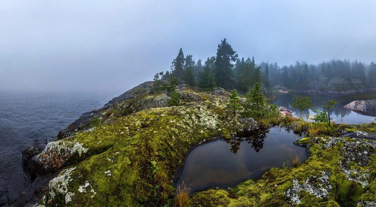 Котловина ладожского озера фото Федор Лашков. Карелия, Ладожское озеро Lake, Natural landmarks, Mountain lake