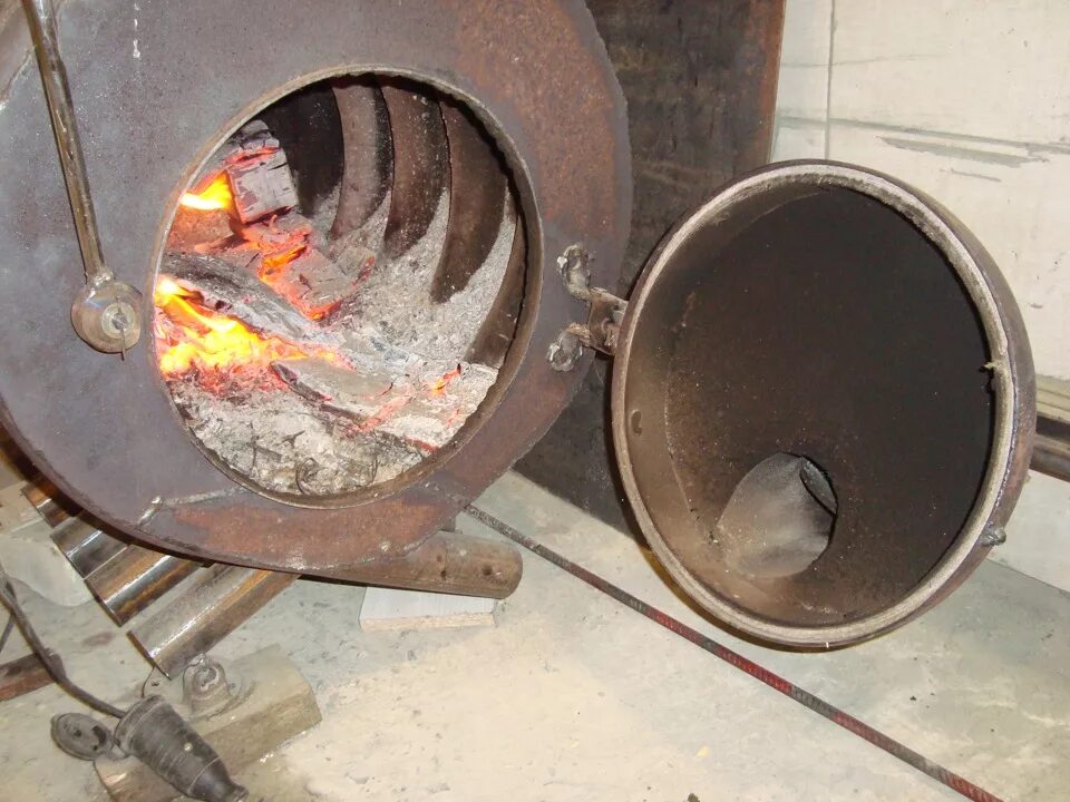 Котлы из трубы фото Печь булерьян своими силами. - Сообщество "Гаражные дела" на DRIVE2